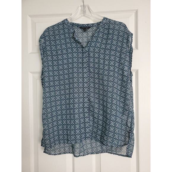 Banana Republic Blouse Women, Sheer, Sleeveless, Size S Summer, Lightweight - Picture 1 of 5
